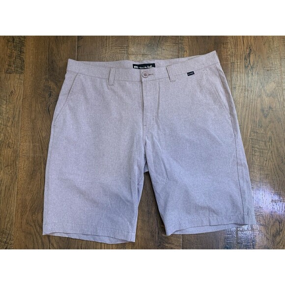 Travis Mathew Other - Travis Mathew Mens Hybrid Golf Shorts Size 34 Red Board Bermuda Stretch